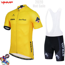 Load image into Gallery viewer, 2020 New STRAVA Summer Cycling Jersey Set Breathable Team Racing Sport Bicycle Jersey Mens Cycling Clothing Short Bike Jersey NW