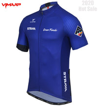 Load image into Gallery viewer, 2020 New STRAVA Summer Cycling Jersey Set Breathable Team Racing Sport Bicycle Jersey Mens Cycling Clothing Short Bike Jersey NW