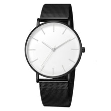 Load image into Gallery viewer, Minimalist Men Fashion Ultra Thin Watches Simple Men Business Stainless Steel Mesh Belt Quartz Watch Relogio Masculino