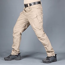 Load image into Gallery viewer, Mens Camouflage Cargo Pants Elastic Multiple Pocket Military Male Trousers Outdoor Joggers Pant Plus Size Tactical Pants Men