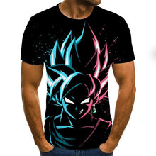 Load image into Gallery viewer, Summer New Dragon Ball Z 3D T Shirts Boy Tops Tees Unisex Short Sleeve Casual Japanese Anime T Shirts Plus Size XXS-6XL
