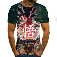 Load image into Gallery viewer, Summer New Dragon Ball Z 3D T Shirts Boy Tops Tees Unisex Short Sleeve Casual Japanese Anime T Shirts Plus Size XXS-6XL
