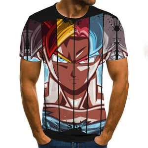 Summer New Dragon Ball Z 3D T Shirts Boy Tops Tees Unisex Short Sleeve Casual Japanese Anime T Shirts Plus Size XXS-6XL