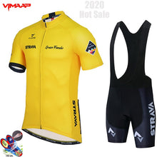 Load image into Gallery viewer, 2020 New STRAVA Summer Cycling Jersey Set Breathable Team Racing Sport Bicycle Jersey Mens Cycling Clothing Short Bike Jersey NW
