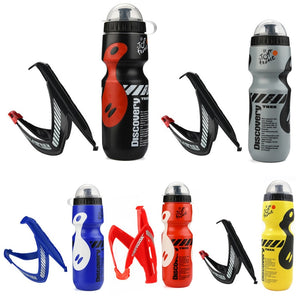 650ml Bicycle Waterbottle Mountain Road Bike Water Bottle Outdoor Cycling Kettle Portable with Bottle Holder Bike Accessory