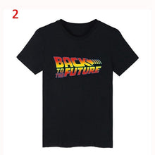 Load image into Gallery viewer, Back To The Future Tshirt Luminous T Shirt camiseta Summer Short Sleeve T Shirts back to future Tee Tops Streetwear T-shirts 4XL
