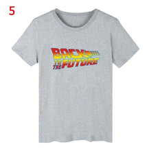 Load image into Gallery viewer, Back To The Future Tshirt Luminous T Shirt camiseta Summer Short Sleeve T Shirts back to future Tee Tops Streetwear T-shirts 4XL
