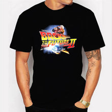 Load image into Gallery viewer, Back To The Future Tshirt Luminous T Shirt camiseta Summer Short Sleeve T Shirts back to future Tee Tops Streetwear T-shirts 4XL
