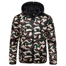 Load image into Gallery viewer, 2019 New Waterproof Winter Jacket Men Hoodied Parka Men Warm Winter Coat Men Thicken Zipper Camouflage Mens Jackets
